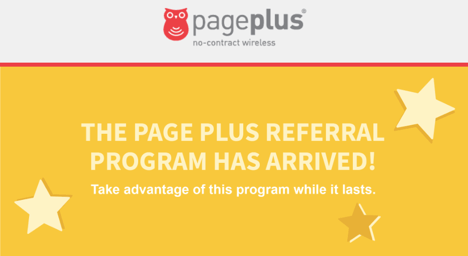 Page Plus Cellular Is For A Limited Time Running A Customer Referral Program