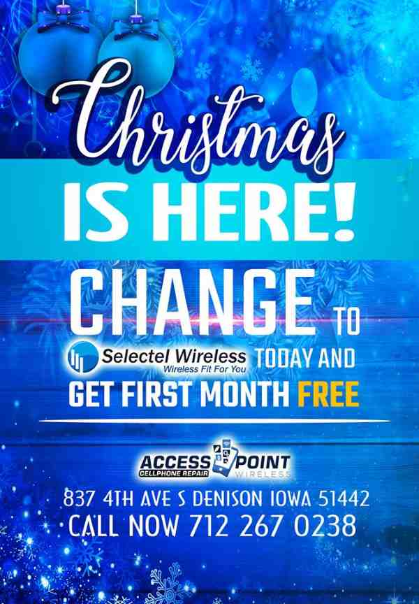 Selectel Wireless Dealer In Iowa Offering Free Month Of Service To New Subscribers