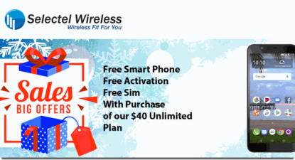 Selectel Wireless Offering Free SIM, Activation And Phone With Purchase Of $40 Unlimited Plan