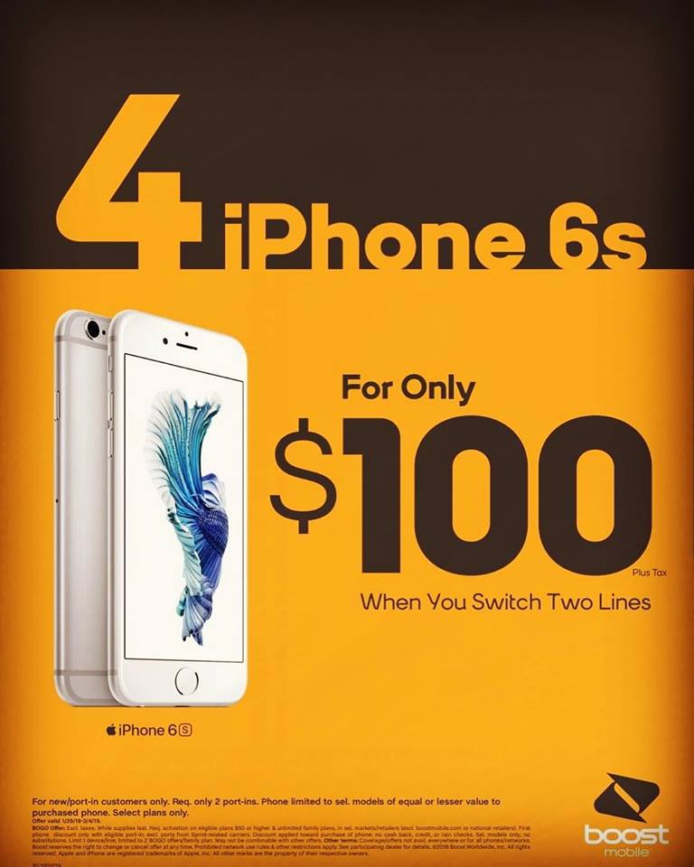 Boost Mobile Has The Iphone 6s For 25 Lg Stylo 4 Free To Switchers Bestmvno