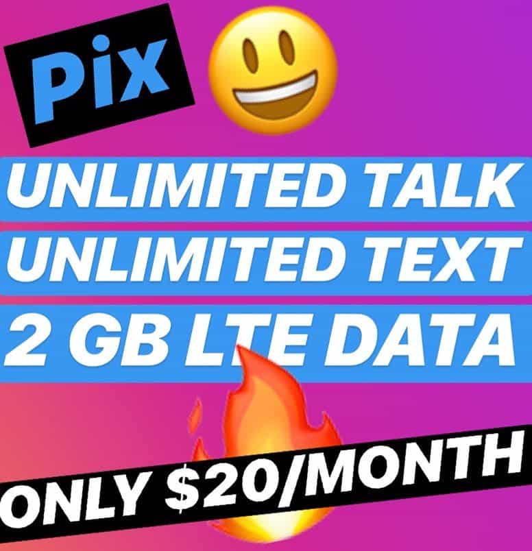 Pix Wireless Has Updated Its Phone Plans With New Pricing And Service On Verizon
