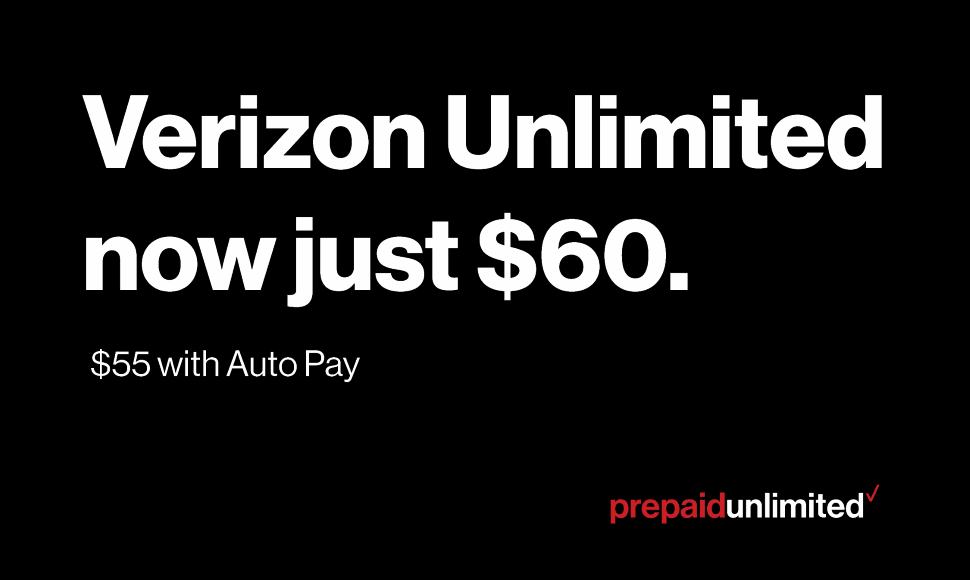 55 Verizon Prepaid Unlimited Data Plan Launching Exclusively