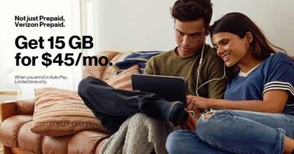 Verizon Prepaid Now Offering 15GB Of Data For $45/Month