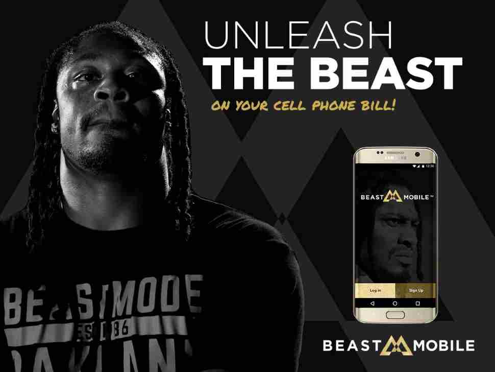 Backed By Marshawn Lynch, Beast Mobile Offers Phone Plans Starting At $4 A Month