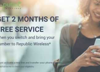 Republic Wireless Feb - March 2019 Offer, 2 Free Months To Switchers