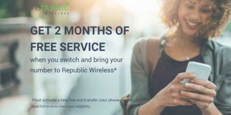 Republic Wireless Feb - March 2019 Offer, 2 Free Months To Switchers