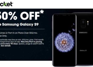 Samsung Galaxy S9 Available For Half Off At Cricket Wireless
