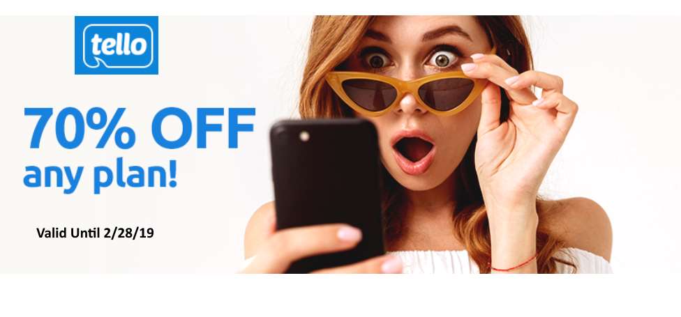 Tello Mobile Offering 70 Percent Off All Plans