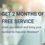 Republic Wireless 2 Free Months Offer
