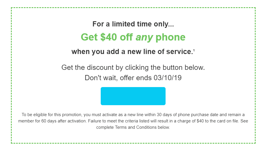 Republic Wireless $40 Off Any Phone Email Offer
