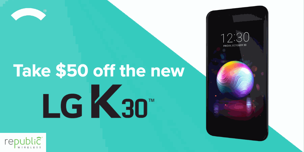 Republic Wireless Now Selling The LG K30