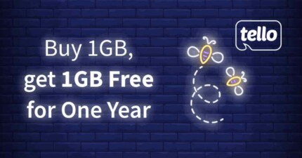 Tello Launches A Double Data For One Year Promo