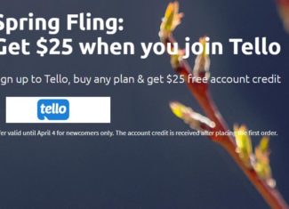 Tello Mobile Offering New Subscribers Free $25 Account Credit