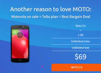 Tello Mobile Offering Phone Plan And Bundle Discounts Featuring Motorola Devices