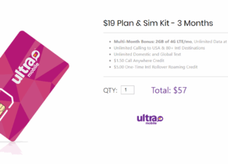 Ultra Mobile Is Now Selling Multi-Month 3 Month Plans Like The One Pictured Above Through Its Website