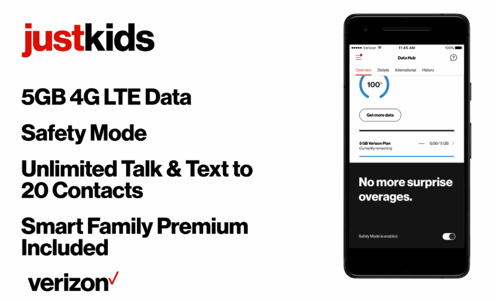 Verizon wireless announces just kids a phone plan for kids