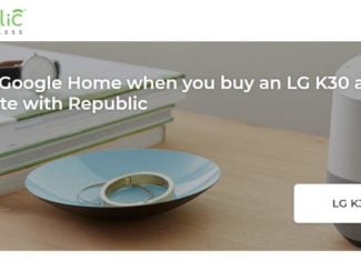Republic Wireless Offering Free Google Home With LG K30 Purchase