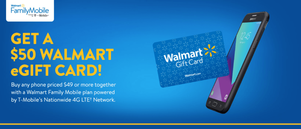 Walmart Family Mobile Offering Several Deals, Including $50 eGift Card ...