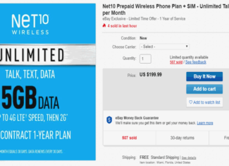 NET10 Wireless eBay Exclusive Annual Plans Are Now Discounted