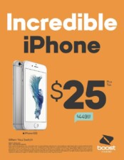 Boost Mobile Again Offers iPhone 6s For $25