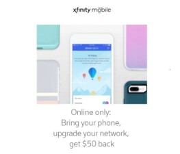 Bring Your Own Phone To Xfinity Mobile Get A Fifty Dollar Visa Prepaid Card