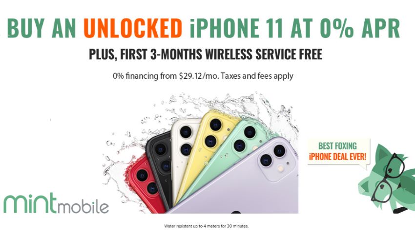 Mint Mobile Offering 3 Months Of Free Wireless Service With iPhone Purchase