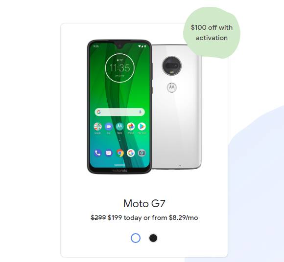 Moto G7 Is $100 Off With Activation At Google Fi