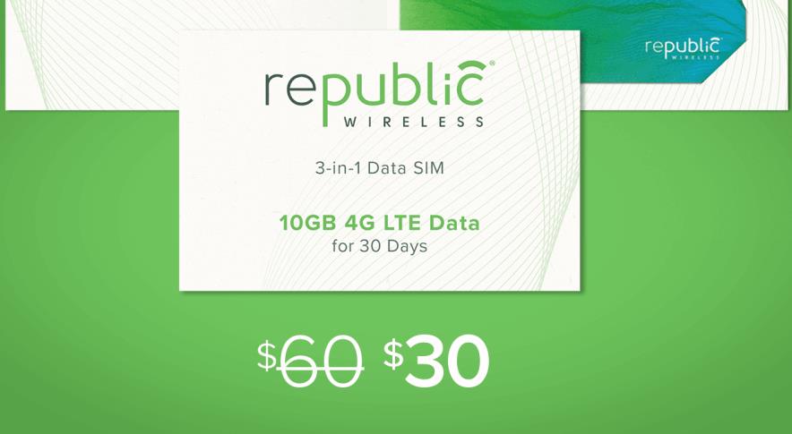 Republic Wireless Launches New Data Only SIM Plan