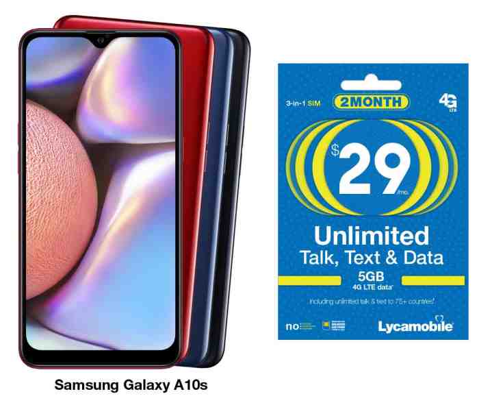 Samsung Galaxy A10s Lycamobile Bundle Only At Walmart