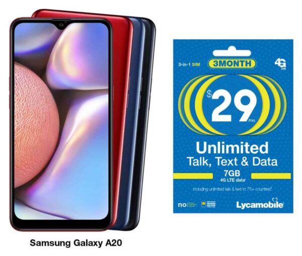 samsung galaxy a20 walmart