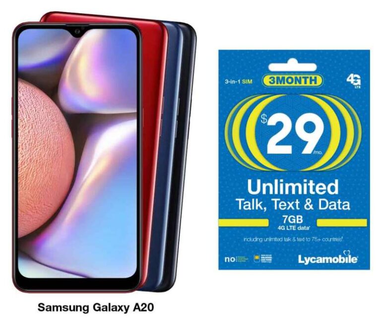 walmart samsung galaxy a20