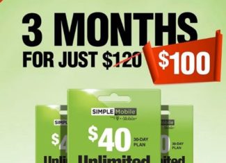 Simple Mobile Again Offering 3-Months For $100 Promo Through Independent Dealers