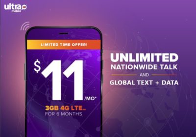 Ultra Mobile Now Offering Buy Three Months Get Three Months Free Promo