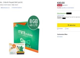 Mint Mobile 3-Month Plan 50% Off At Best Buy