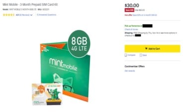 Mint Mobile 3-Month Plan 50% Off At Best Buy