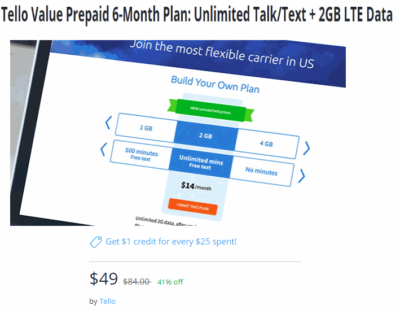 Tello Mobile Offering Multi-Month Discount Plan