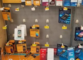 Virgin Mobile Brand Pulled Out Of Local Walmart, Photo October 11, 2019