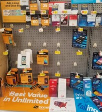 Virgin Mobile Brand Pulled Out Of Local Walmart, Photo October 11, 2019