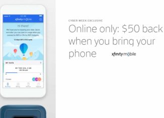 Bring Your Own Phone To Xfinity Mobile During Cyber Monday Week And Get A $50 Visa Prepaid Card