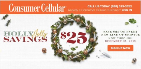 Consumer Cellular Offering $25 Account Credits To New Lines