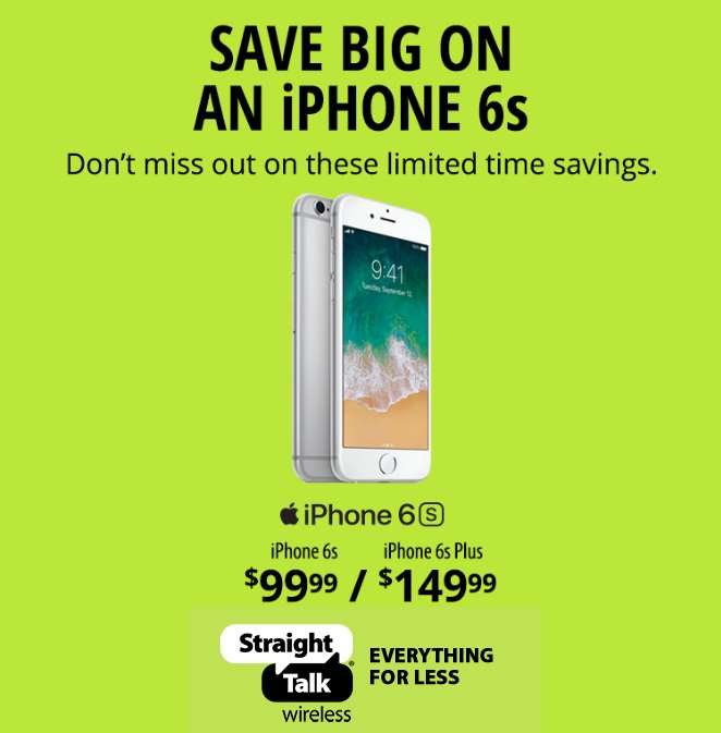 Several Tracfone Brands Including Straight Talk Wireless Have The iPhone 6 On Sale For $99
