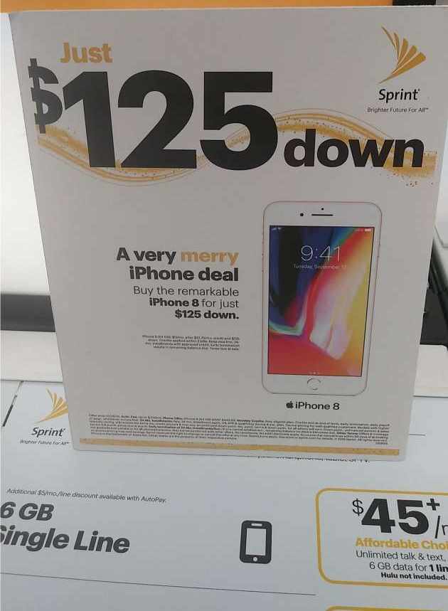 iPhone 8 Available With Affordable Choice Program (Photo Via Gilbert Lopez Taken At Local Walmart For BestMVNO)