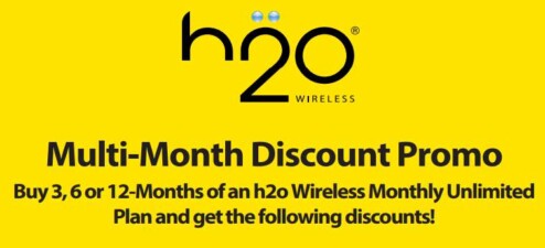 H2O Wireless Is Now Offering Multi-Month Recharge Discounts