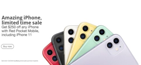 Red Pocket Mobile Offering $250 Off Any iPhone Purchase When Bundled With A Plan