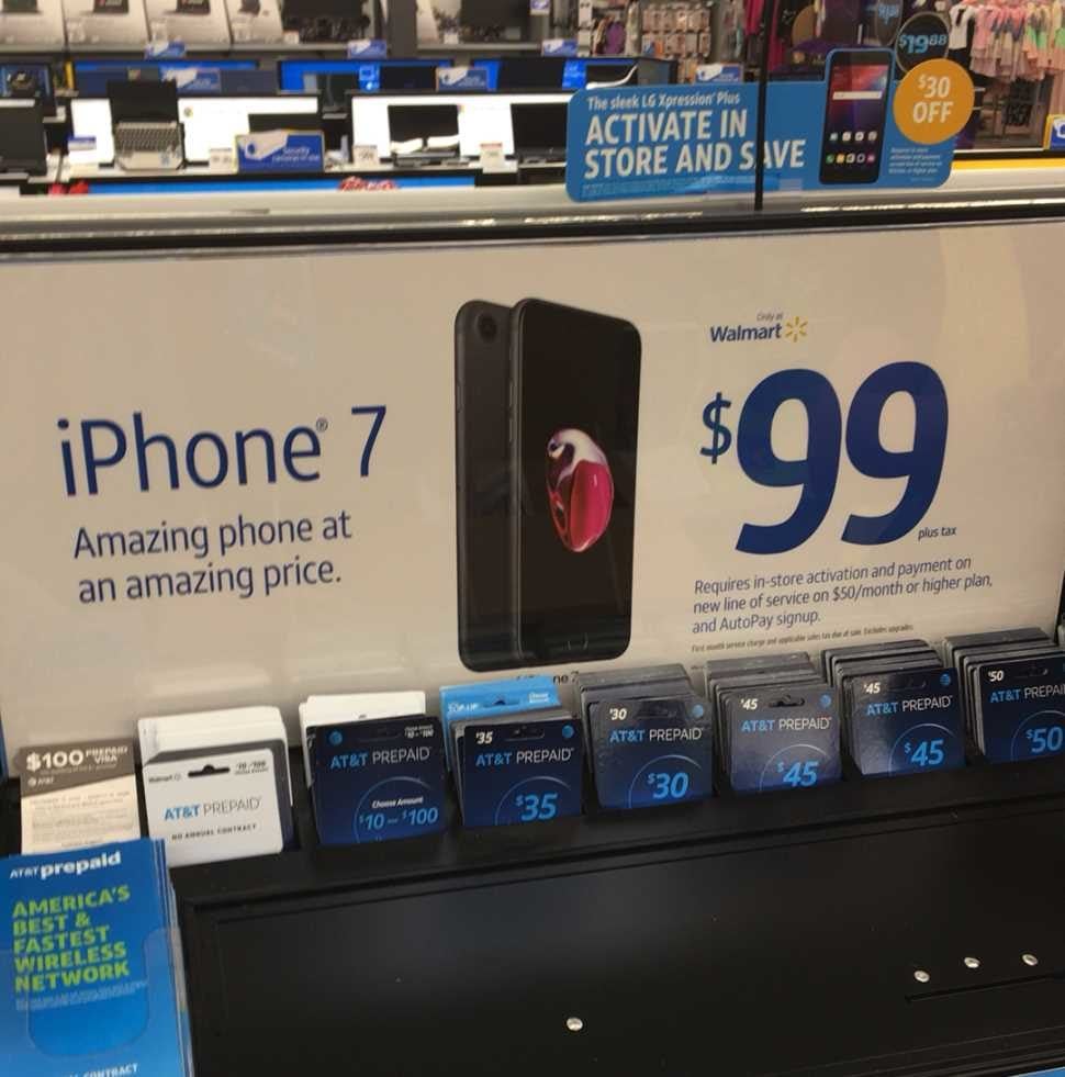 AT&T Prepaid Walmart Exclusive Promo Is An iPhone 7 For 99 BestMVNO