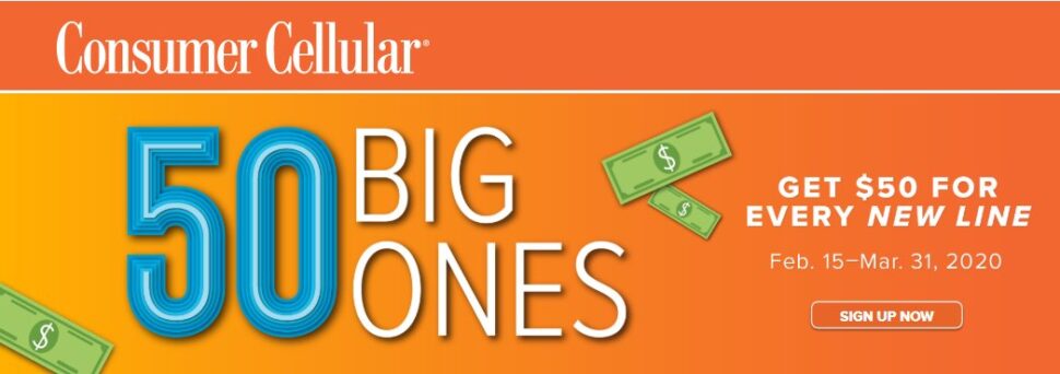 Consumer Cellular Has 3.75 Million Subscribers And $50 New Line Promo