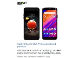 Save $10/Month On Cricket Unlimited Plan With Purchase Of Unlocked Phone At Best Buy