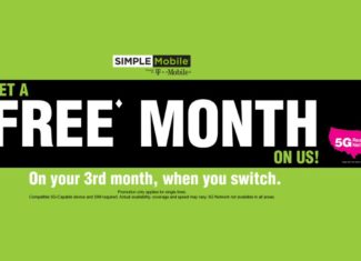 Simple Mobile Free Month On Us Offer