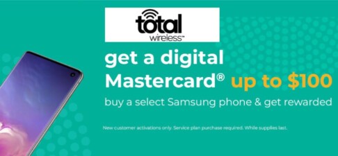 Total Wireless Samsung $100 eGift Card Offer