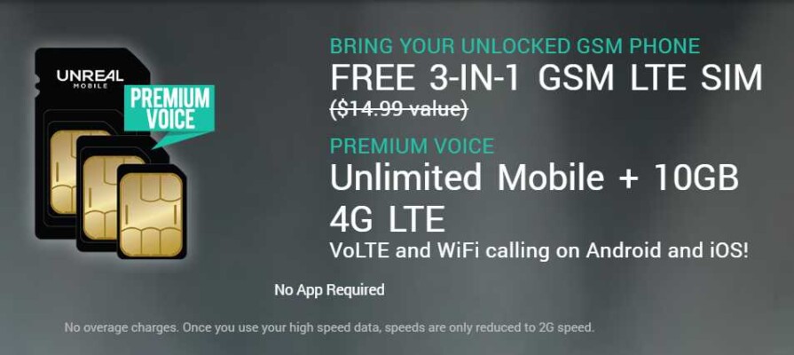 Unreal Mobile Phone Service Now Comes With Premium Voice Calling